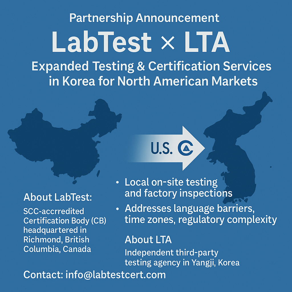 LabTest Testing and Certification Services in Korea