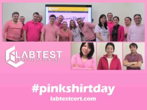 Pink Shirt Day LabTest