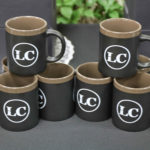 LabTest LC logo and coffee mugs