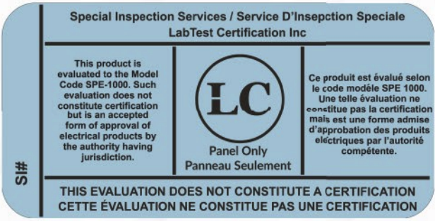LC SPE1000 Panel Only