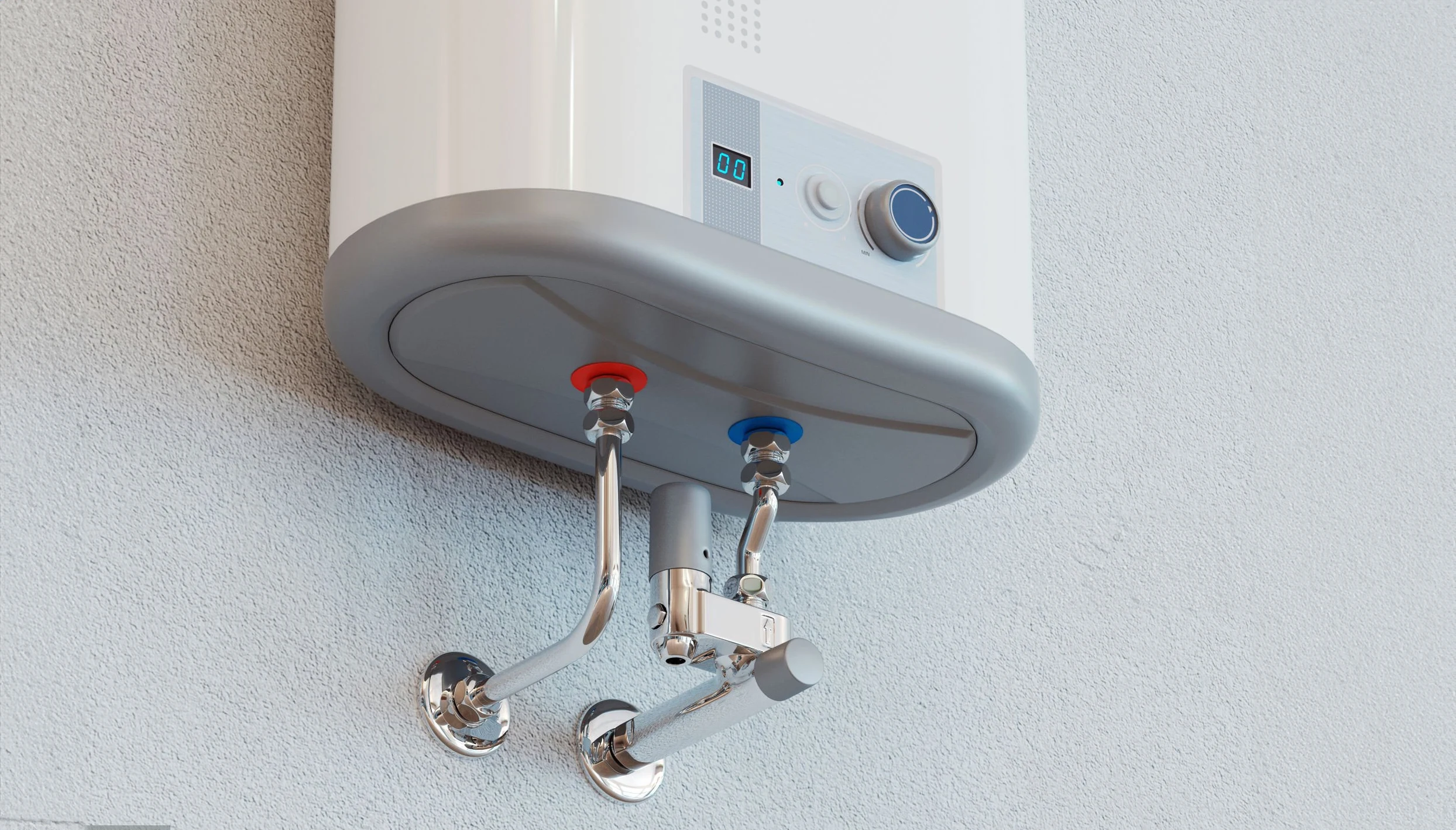 House heating tankless water heater