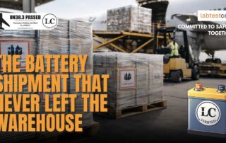 battery shipment never left warehouse labtest