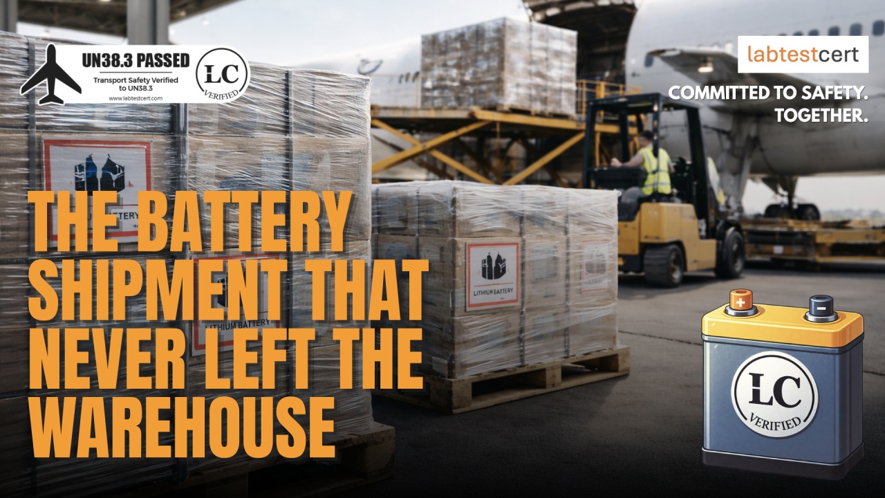 battery shipment never left warehouse labtest