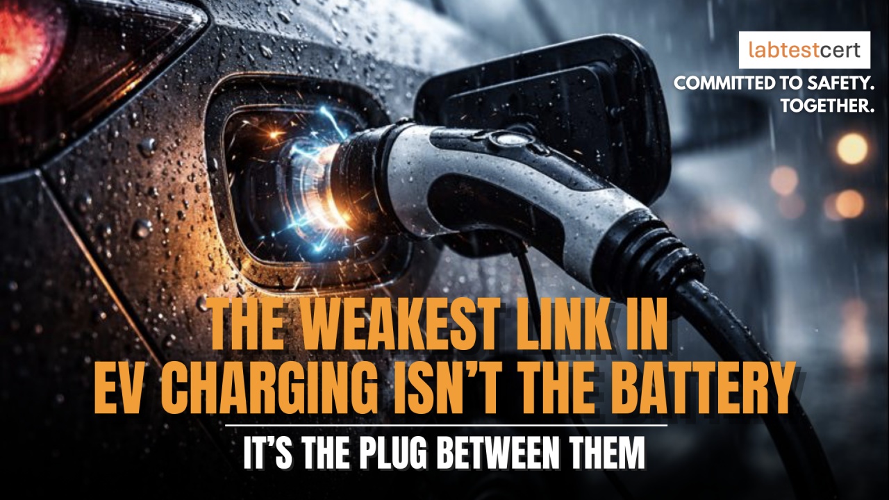 ev charging the weakest link is the plug labtest