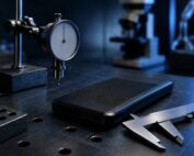labtest scientific instruments measuring tools and smartphone