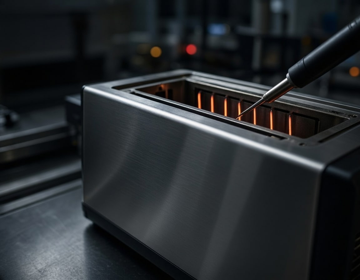Soldering Precision: Inside a Toaster's Heating Core